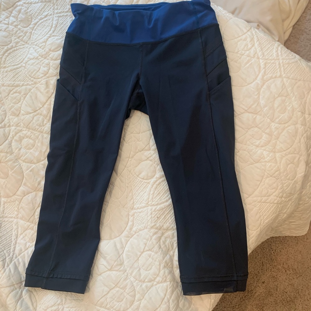 Lululemon Fast and Free 19” Cropped Reflective